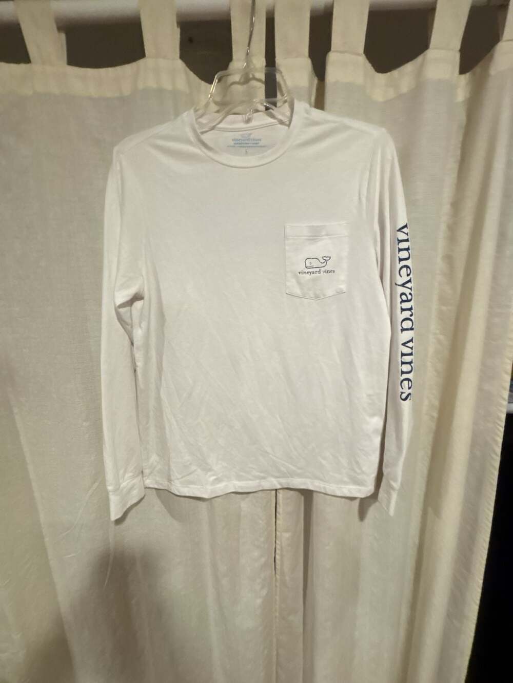 Kids Vineyard Vines Long-Sleeve Vintage Whale Graphic Pocket T-Shirt